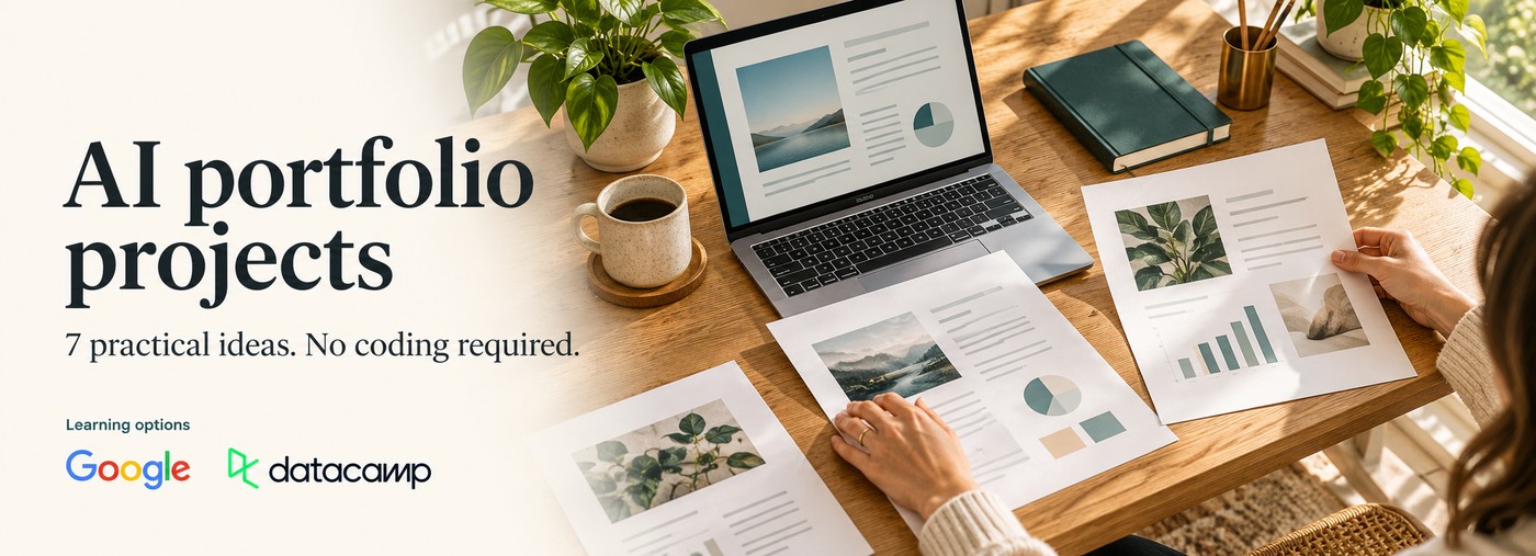 AI portfolio projects for non-technical professionals: 7 practical examples